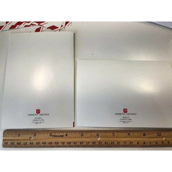 22 Jingle Bells Oh What Fun Christmas Greeting Cards Pastel Pink Blue Green Red - Picture 6 of 6